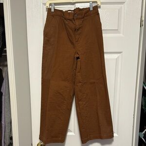 Oak and Fort Women's Brown Pants